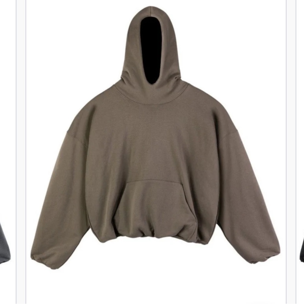 IDLT Basics Brown Loose Oversized Double Layer Comfort Unisex Perfect Hoodie XL